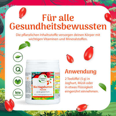 Hagebuttenpulver Caesaro Med 400 g, A-Nr.: 3148306 - 03