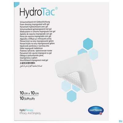 Schaumverband Hydrotac 10x 10cm 10st, A-Nr.: 4034467 - 03