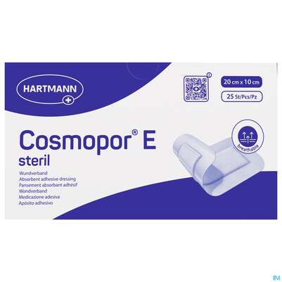 Wundverband Cosmopor/e Steril Selbstklebend 10x 20cm 25st, A-Nr.: 2773781 - 02