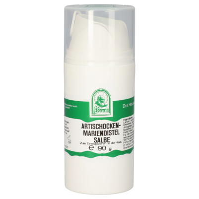 Sie sehen eine Packung ARTISCHOCKEN MARIENDISTEL SALBE 90 G, Produktbild: 01 ARTISCHOCKEN MARIENDISTEL SALBE 90 G, A-Nr.: 5646014 - 01