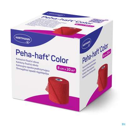 Peha-haft Color Latexfrei Red 20mx 8cm 1st, A-Nr.: 3879808 - 03