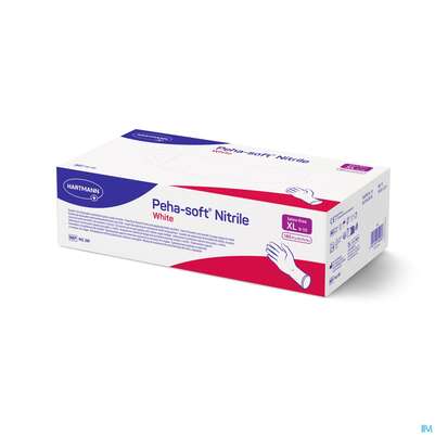 Untersuchungshandschuhe Peha/soft/puderfrei Nitrile Unsteril White Xl 180st, A-Nr.: 3994076 - 05