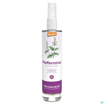 Sie sehen eine Packung Taoasis Hydrolat Pfefferminze Demeter Deutschland 50ml, Produktbild: 02 Taoasis Hydrolat Pfefferminze Demeter Deutschland 50ml, A-Nr.: 5998865 - 02