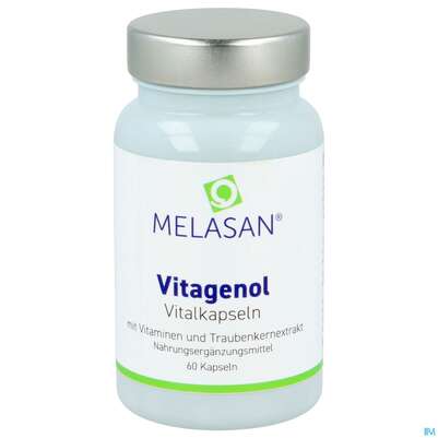 Opc Traubenkern Kapseln Melasan Vitagenol Extrakt 60st, A-Nr.: 2690351 - 02