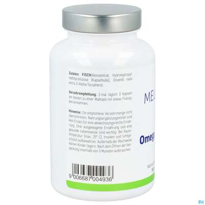 Omega -3 Fischoel Kapseln Melasan 500mg 180st, A-Nr.: 2796204 - 03