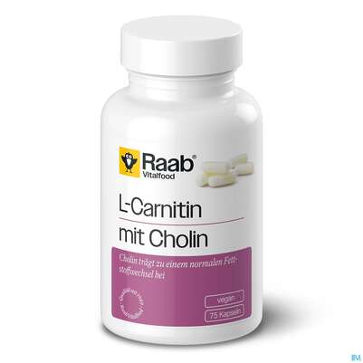 L-carnitin Kapseln Raab 75st, A-Nr.: 5870869 - 01
