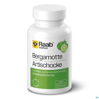 Bergamotte-artischocke Kapseln Raab 100st, A-Nr.: 5870527 - 01