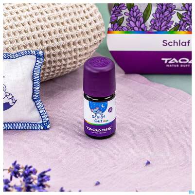Sie sehen eine Packung Taoasis Schlaf Gut Kids Duftkomposition Bio 5ml, Produktbild: 08 Taoasis Schlaf Gut Kids Duftkomposition Bio 5ml, A-Nr.: 5908626 - 08