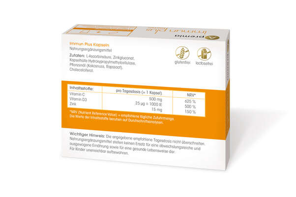 Sie sehen eine Packung Apremia Immun Plus, Produktbild: 02 Apremia Immun Plus, A-Nr.: 5956631 - 02