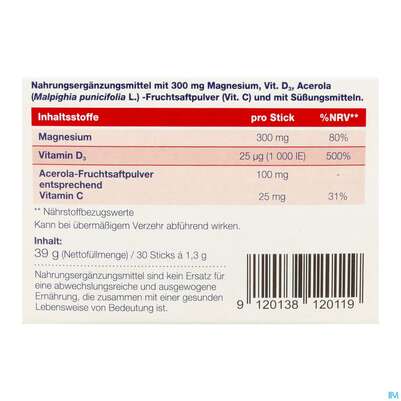 Sie sehen eine Packung Magnofit Fem 300mg Stick 30st, Produktbild: 06 Magnofit Fem 300mg Stick 30st, A-Nr.: 5833503 - 06