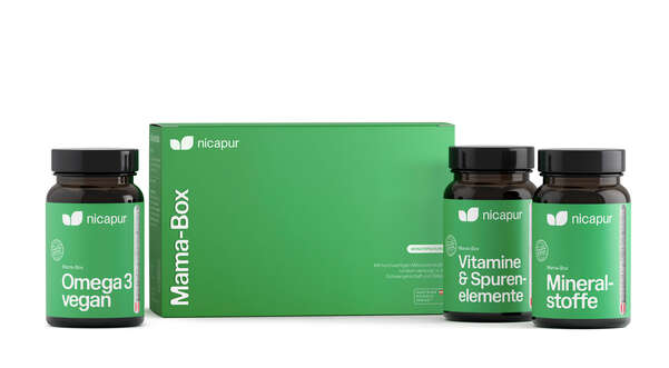 Sie sehen eine Packung nicapur Mama-Box, Produktbild: 01 nicapur Mama-Box, A-Nr.: 5190927 - 01
