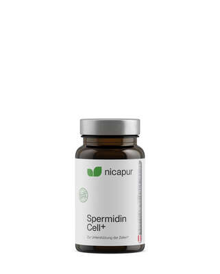 Sie sehen eine Packung nicapur Spermidin Cell+, Produktbild: 01 nicapur Spermidin Cell+, A-Nr.: 5378559 - 01