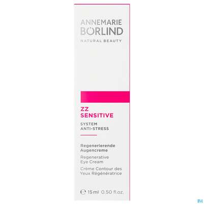 Sie sehen eine Packung Boerlind Zz/sensitive Regenerierende Augencreme 866 15ml, Produktbild: 02 Boerlind Zz/sensitive Regenerierende Augencreme 866 15ml, A-Nr.: 4356308 - 02