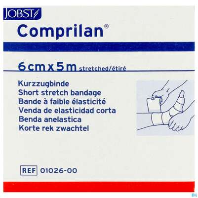 Elastische Binden Comprilan Textilelast.kurzzugbinde 5mx 6cm Nr 0102600 1st, A-Nr.: 1402924 - 02