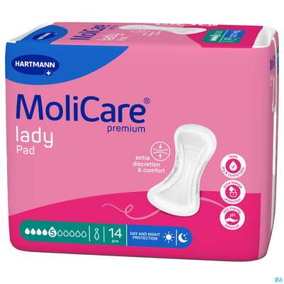 Inkontinenz Molicare Premium/lady Pad Tropfen 5 14st, A-Nr.: 4918663 - 03