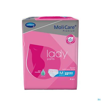 Inkontinenz Molicare Premium/lady/pants Tropfen 7 Medium 8st, A-Nr.: 4918858 - 02