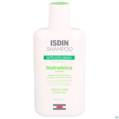 Sie sehen eine Packung Shampoon Isdin Nutradeica 200ml, Produktbild: 01 Shampoon Isdin Nutradeica 200ml, A-Nr.: 5570334 - 01