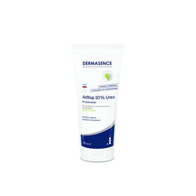 Sie sehen eine Packung DERMASENCE ADTOP 10% UREA, Produktbild: 01 DERMASENCE ADTOP 10% UREA, A-Nr.: 6002193 - 01