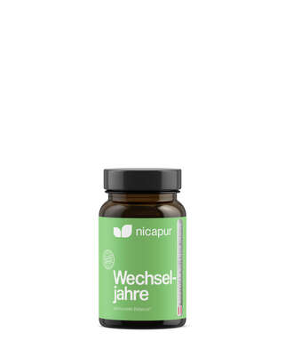 Sie sehen eine Packung nicapur Wechseljahre, Produktbild: 01 nicapur Wechseljahre, A-Nr.: 4789622 - 01