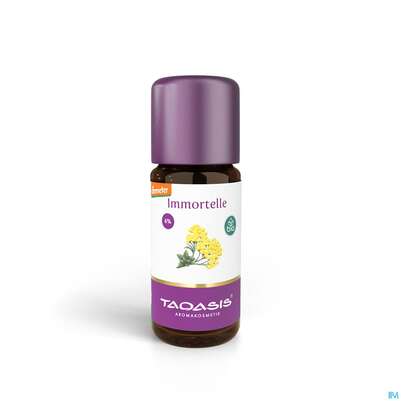 Sie sehen eine Packung Aetherische Oele Taoasis Immortelle 6% In Jojoba 10ml, Produktbild: 01 Aetherische Oele Taoasis Immortelle 6% In Jojoba 10ml, A-Nr.: 5763978 - 01