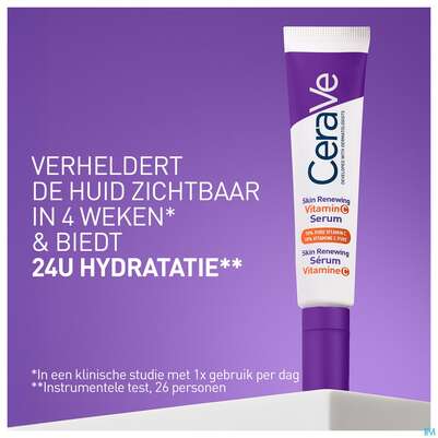 Sie sehen eine Packung Cerave Skin Renewing Vitamin C Serum 30ml, Produktbild: 13 Cerave Skin Renewing Vitamin C Serum 30ml, A-Nr.: 5985710 - 13