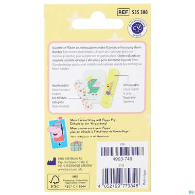 Dermaplast Peppa Pig 3 Groessen P12 12st, A-Nr.: 6006185 - 04
