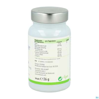 Maca Kapseln -melasan 550mg 60st, A-Nr.: 2689856 - 03
