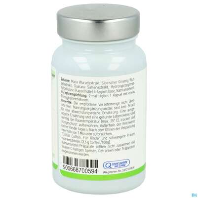 Maca Kapseln -melasan 550mg 60st, A-Nr.: 2689856 - 05