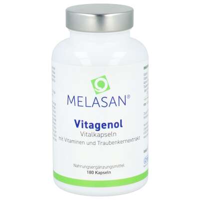 Opc Traubenkern Kapseln Melasan Vitagenol Extrakt 180st, A-Nr.: 2690368 - 02