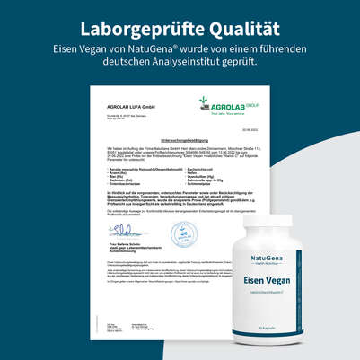 NatuGena Eisen Vegan Kapseln, A-Nr.: 5178228 - 08