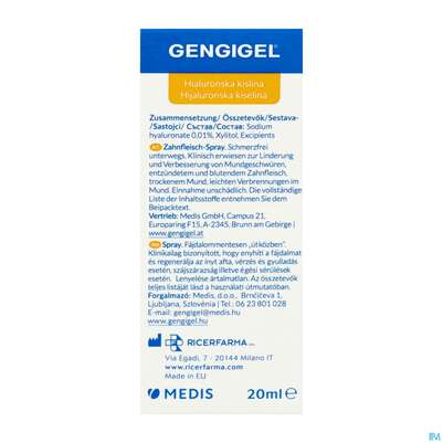 Mundspray Gengigel 20ml, A-Nr.: 4521517 - 06