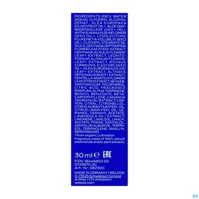 Sie sehen eine Packung Weleda Blauer Enzian +edelweiss Anti-falten Serum 30ml, Produktbild: 06 Weleda Blauer Enzian +edelweiss Anti-falten Serum 30ml, A-Nr.: 5729970 - 06