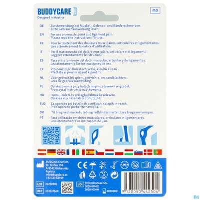 Sie sehen eine Packung Tape Buddycare/med Kinesiologie Latexfrei 5cmx 5m Blau 1st, Produktbild: 03 Tape Buddycare/med Kinesiologie Latexfrei 5cmx 5m Blau 1st, A-Nr.: 5845015 - 03
