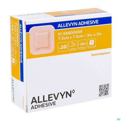 Wundverband Allevyn/polyurethan Adhesive 7,5x 7,5cm -tam 10st, A-Nr.: 4736620 - 05