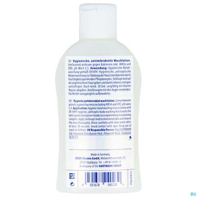 Sie sehen eine Packung Stellisept Med Antimikrob.waschlotion -hartmann 100ml, Produktbild: 06 Stellisept Med Antimikrob.waschlotion -hartmann 100ml, A-Nr.: 3699199 - 06