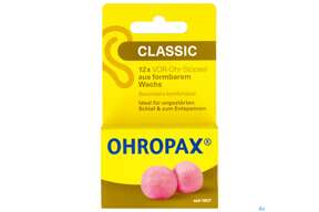 Ohrenschutz Ohropax/classic Ohrstoepsel Wachs Haengeverpackung Pohrc 12st, A-Nr.: 5955726 - 01