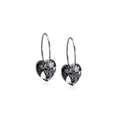 Blomdahl Ohrringe Herz black, A-Nr.: 6019940 - 01