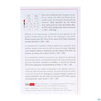 Sie sehen eine Packung Blutdruckpass Boso 1st, Produktbild: 06 Blutdruckpass Boso 1st, A-Nr.: 2809556 - 06
