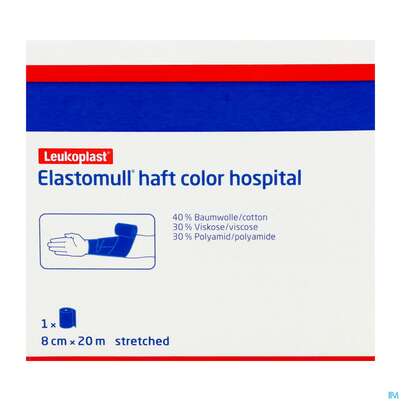 Elastische Binden Elastomull/haft/color Blau 20mx 8cm 1st, A-Nr.: 5450481 - 06