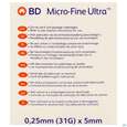 Injektionsspritzen U.zubeh. Insulin Bd Pen-nadel 5mm -tam 100st, A-Nr.: 4736933 - 07
