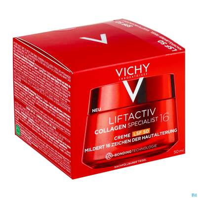 Sie sehen eine Packung Vichy Liftactiv Collagen/specialist 16 Lsf50 50ml, Produktbild: 03 Vichy Liftactiv Collagen/specialist 16 Lsf50 50ml, A-Nr.: 5938521 - 03