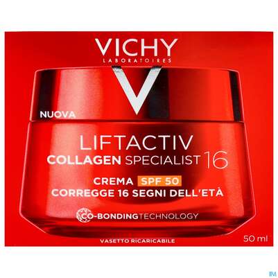 Sie sehen eine Packung Vichy Liftactiv Collagen/specialist 16 Lsf50 50ml, Produktbild: 04 Vichy Liftactiv Collagen/specialist 16 Lsf50 50ml, A-Nr.: 5938521 - 04