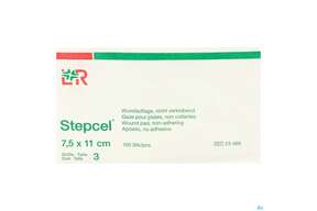 Wundauflagen Stepcel/gazelin Unsteril Gr 3 100st, A-Nr.: 0986610 - 01