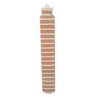 Wärmflasche LONGI Strick Erdstreifen 2,5L, A-Nr.: 5673962 - 01