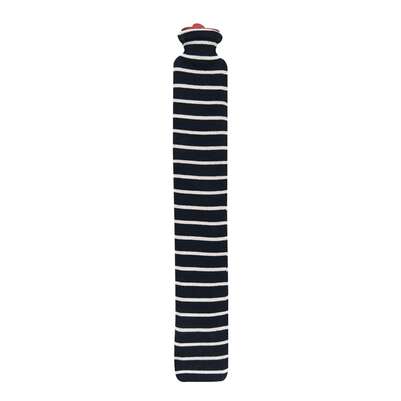Wärmflasche LONGI Strick Marine 2,5L, A-Nr.: 5673933 - 01
