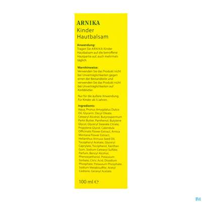 Arnika Kinder Hautbalsam Theiss 100ml, A-Nr.: 5937303 - 03
