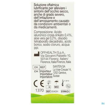Augentropfen Ocutears +aloe Vera 0,4% 10ml, A-Nr.: 5715028 - 05