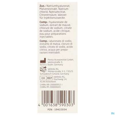 Augentropfen Visiodoron Malva Intense 10ml, A-Nr.: 5946839 - 07