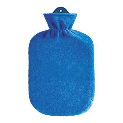 Wärmflasche Flauschbezug blau, A-Nr.: 5398556 - 01
