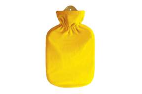Wärmflasche Flauschbezug gelb, A-Nr.: 5398591 - 01
